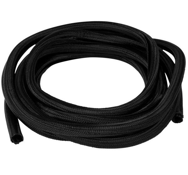 SBCW12 12 mm Split Braided Cable Wrap | 3,6 meter | Black