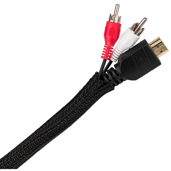 12 mm Expandable Sleeving | 7,3 meter | Black