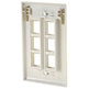 KWHG9 Keystone Wall Plate Single Gang 6-Port