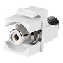 KMN9K9 Keystone Module White RCA Coupler