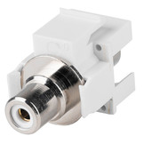 KMN9K9 Keystone Module White RCA Coupler