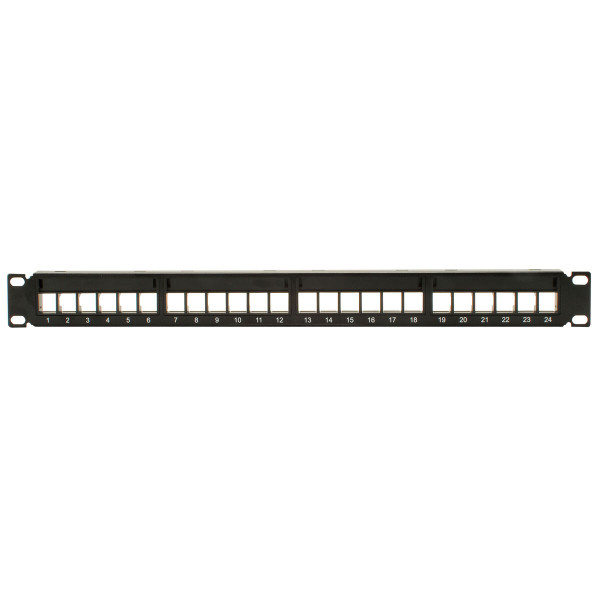 PRFK Keystone Rack Mount Blank Panel 24 Port