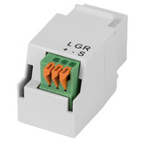 WHIRJ-KJ Keystone 3.5mm 3-Conductor / Stereo Jack