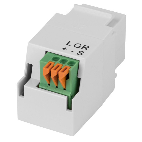 WHIRJ-KJ Keystone 3.5mm 3-Conductor / Stereo Jack