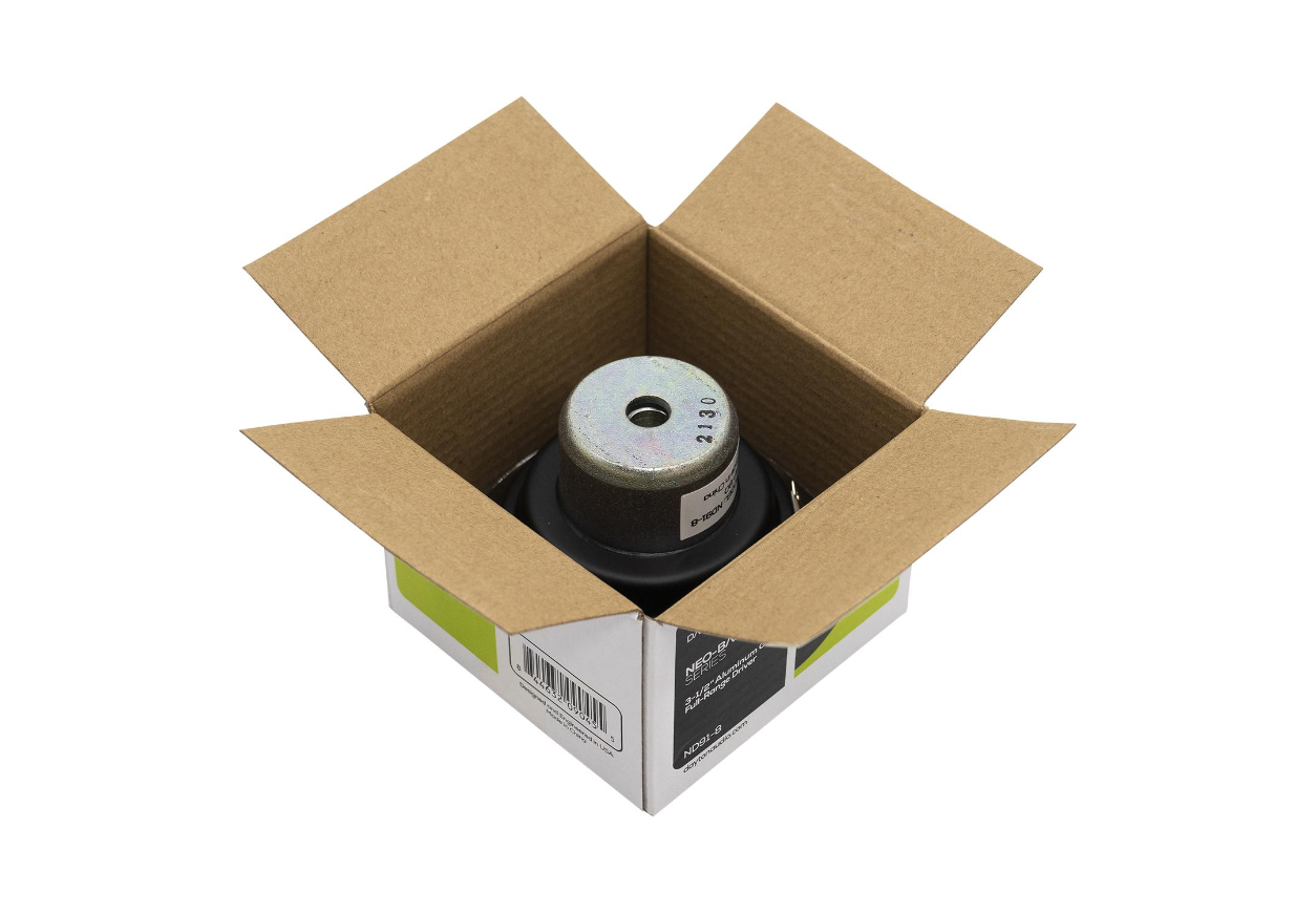 ND91-8 3-1/2" Aluminum Cone Full-Range Driver 8 Ohm