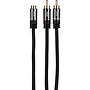 YMMC-1 Premium 1 RCA Female naar 2 RCA Male Y Adapter kabel