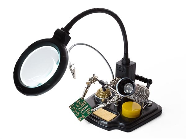 VTHHSC Soldering Station with Helping Hands and Magnifier