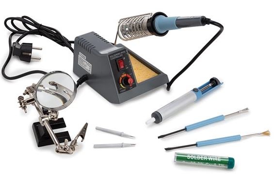 VTSS4NSET Soldering Station Set With Temperature Regulation
