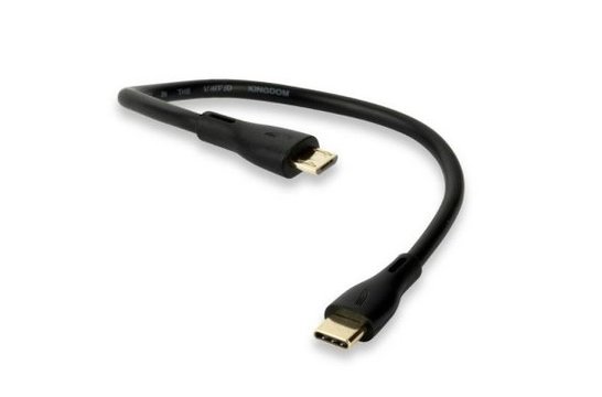 Connect USB C to Micro B Cable