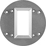 RT1.R- FP Silver Faceplate for Fountek/ribbon tweeters | RT1.R-8