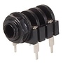 6,35 mm female jack-aansluiting mono met gesloten circuit