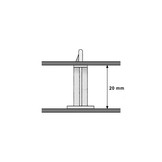 MMB300 PCB Holder | 20mm | Ø 4mm