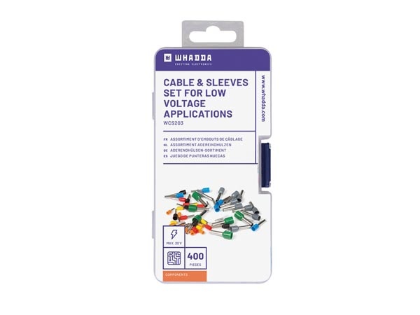 WCS203 Cable End Sleeves Set For Low Voltage Applications