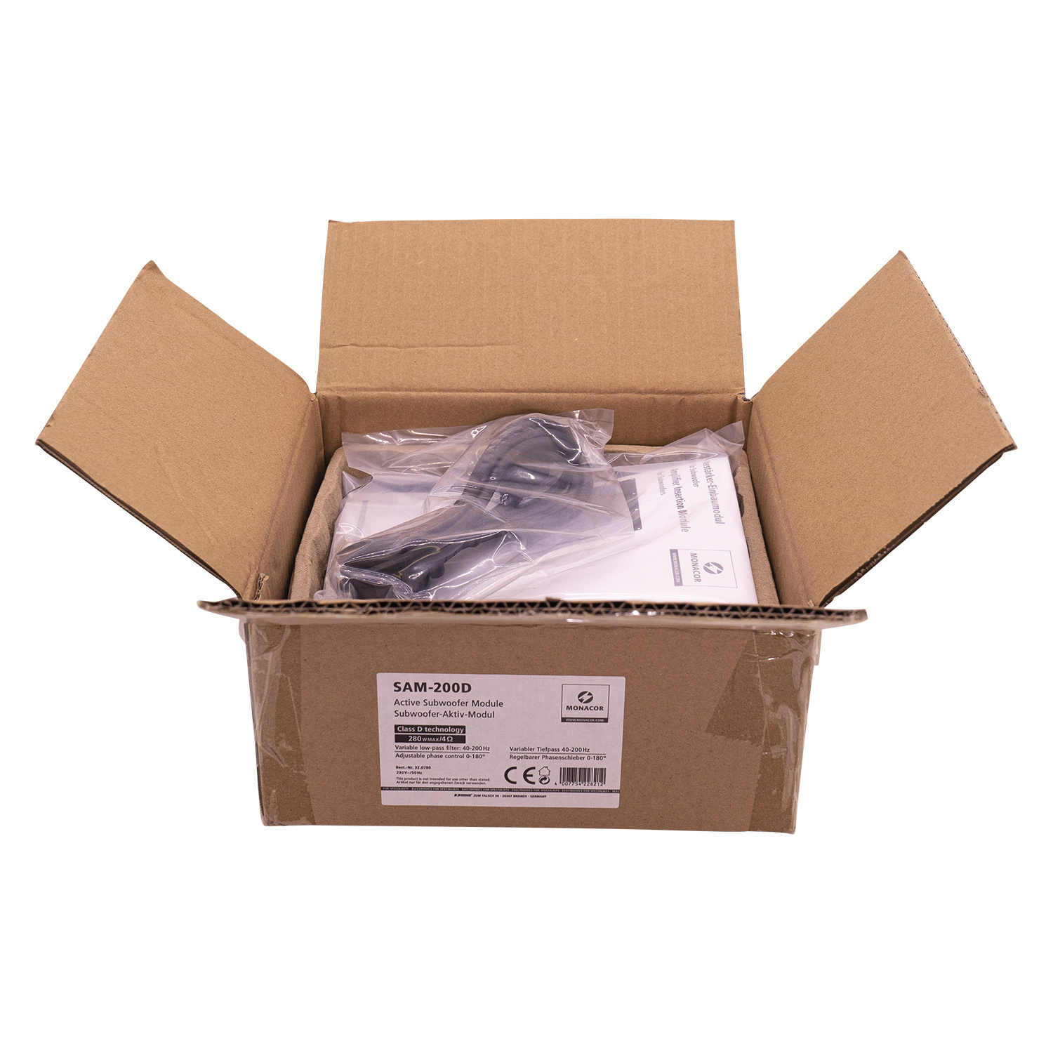 SAM-200D Subwoofer Amplificatore a Piastra