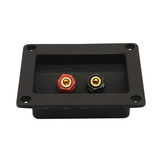 Vergoldete 5-Wege-Bananen-Lautsprecherklemme Cup Rectangle