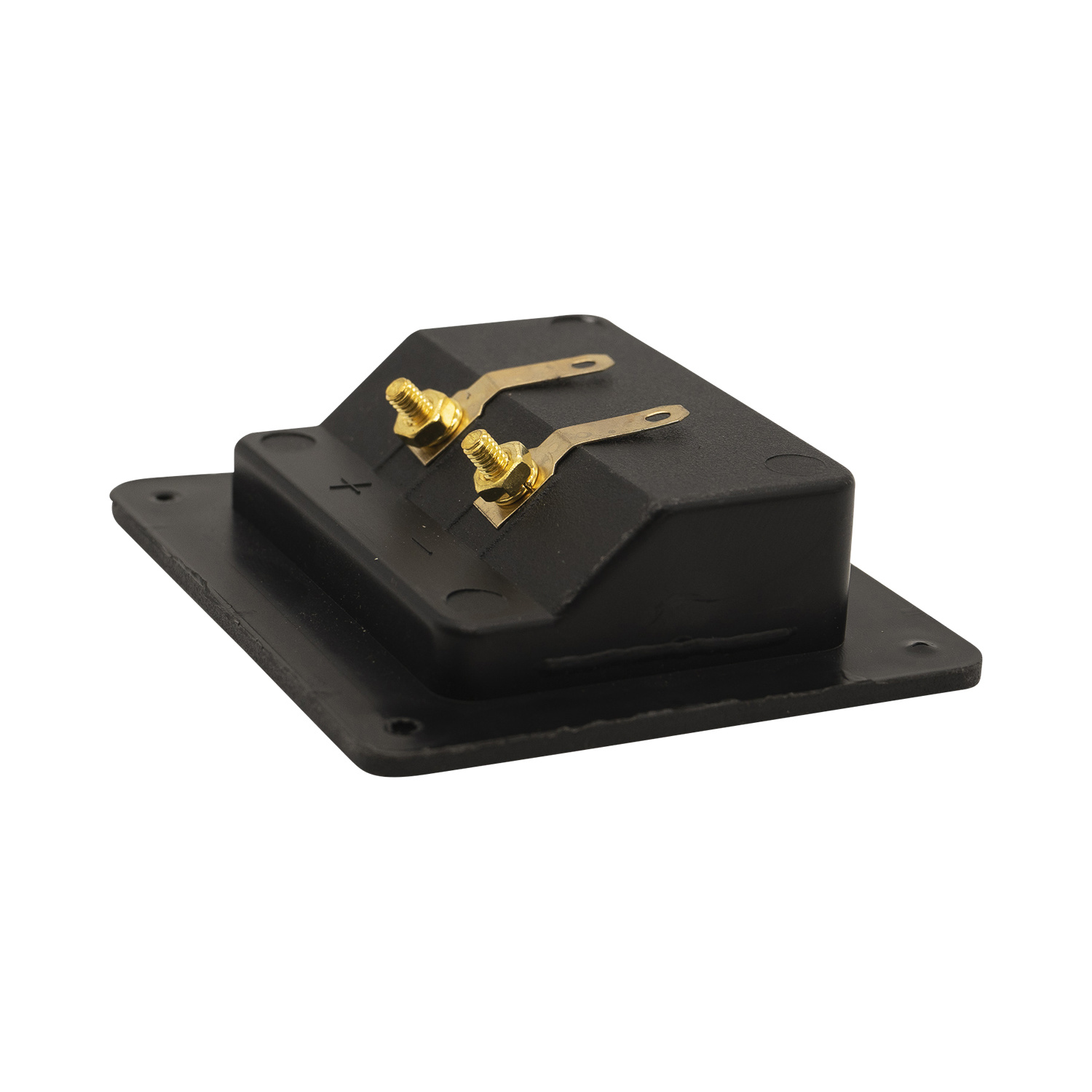 Gold plated 5-Way Banana Speaker Terminal Cup Rectangle