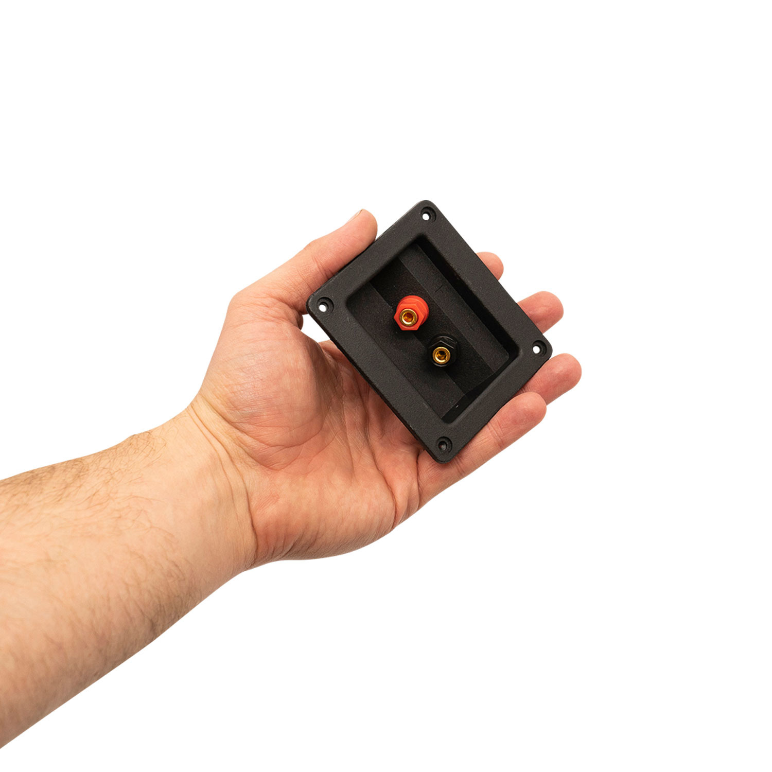 Vergoldete 5-Wege-Bananen-Lautsprecherklemme Cup Rectangle