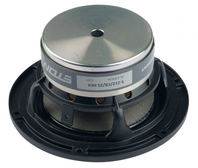 5-212/C8/25 HEX Bass-mid Woofer