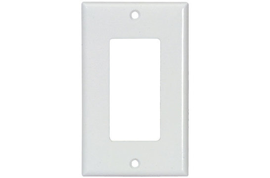 Leviton 80401-W 1-Gang Decora Wall Plate White for DAX88 and DAX66