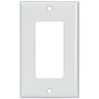 Leviton 80401-W 1-Gang Decora Wall Plate White for DAX88 and DAX66