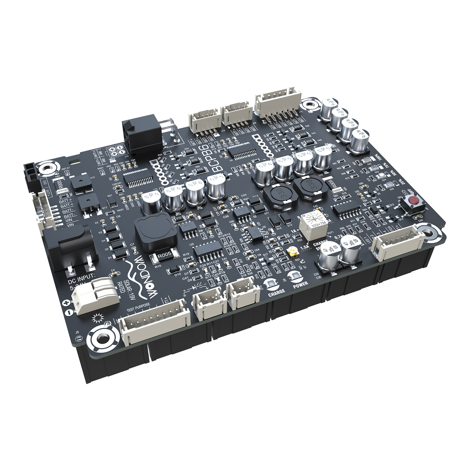 6S 18650 5-24V Input Lithium Battery Charging and Protection Board BCPB6