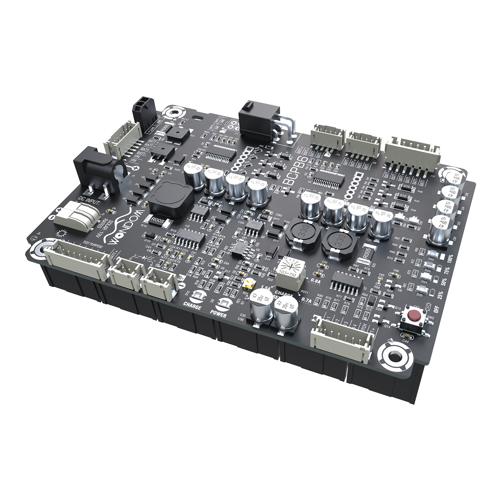 6S 18650 5-24V Input Lithium Battery Charging and Protection Board BCPB6