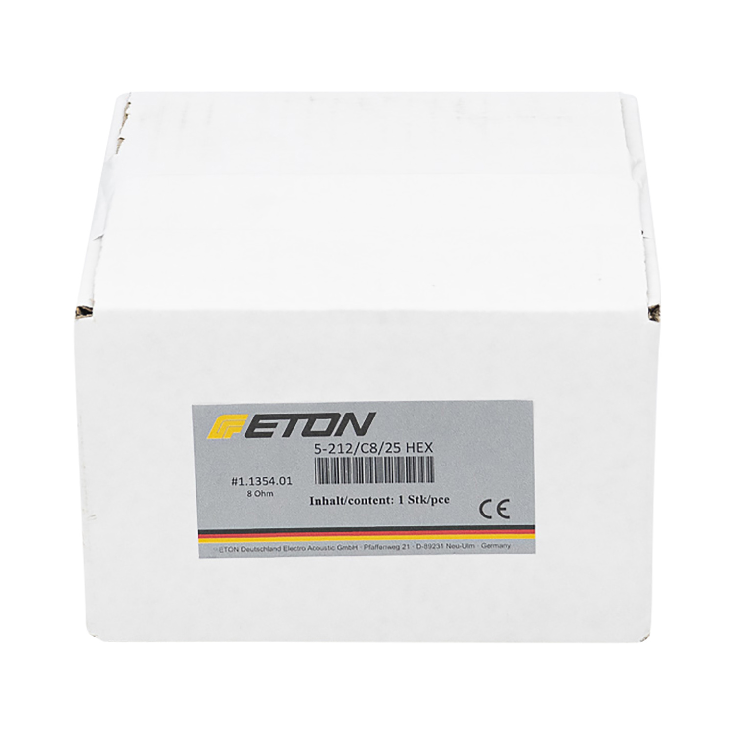 5-212/C8/25 HEX Bass-mid Woofer