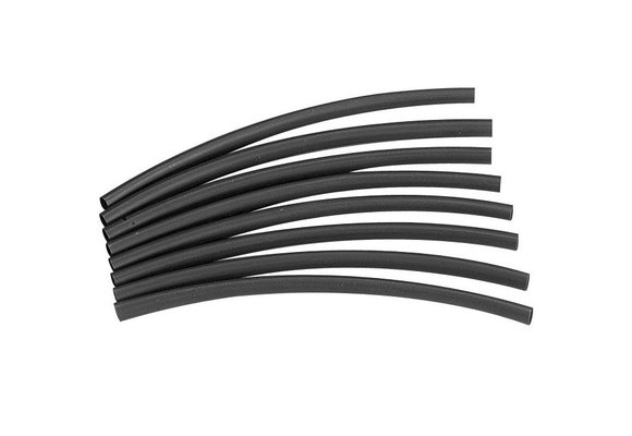 Zwarte 6mm krimpkous 3:1 met polyamidelijm | 15 cm x 5 stuks