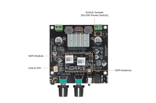 Up2Stream Sub Modulo Amplificatore including WiFi and DAC