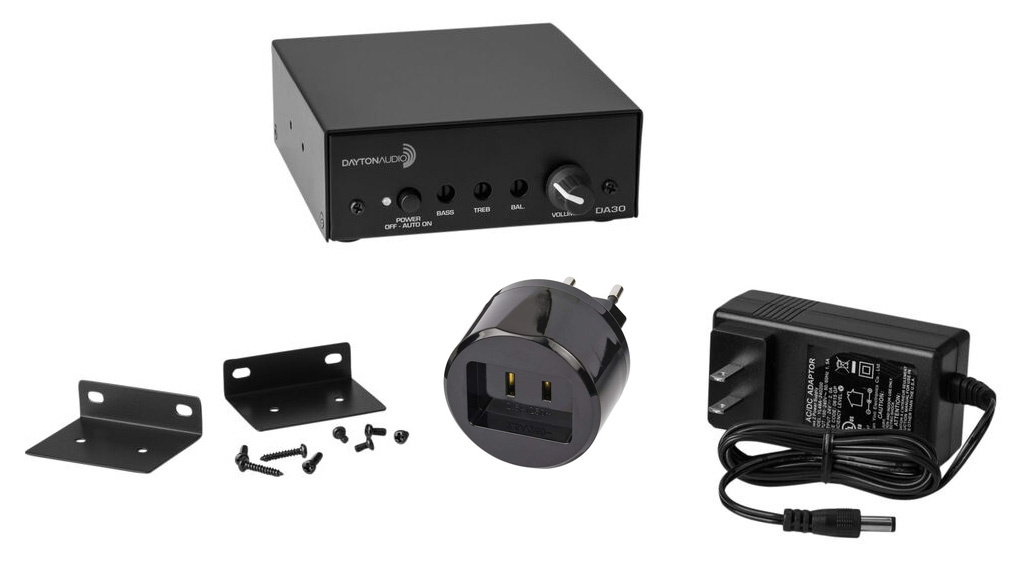 DA30 2 x 15 W Class D überbrückbarer Mini-Verstärker