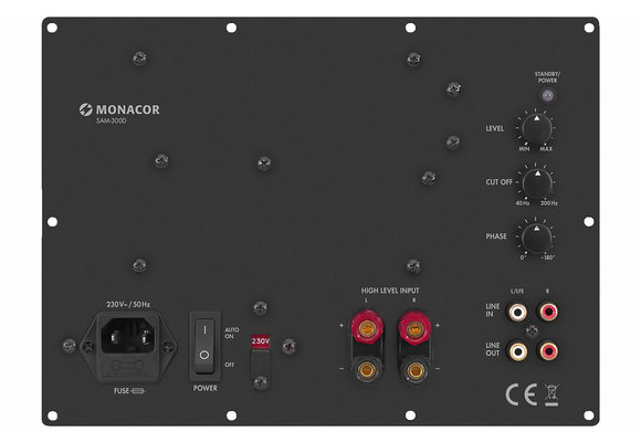 SAM-300D subwoofer plaatversterker