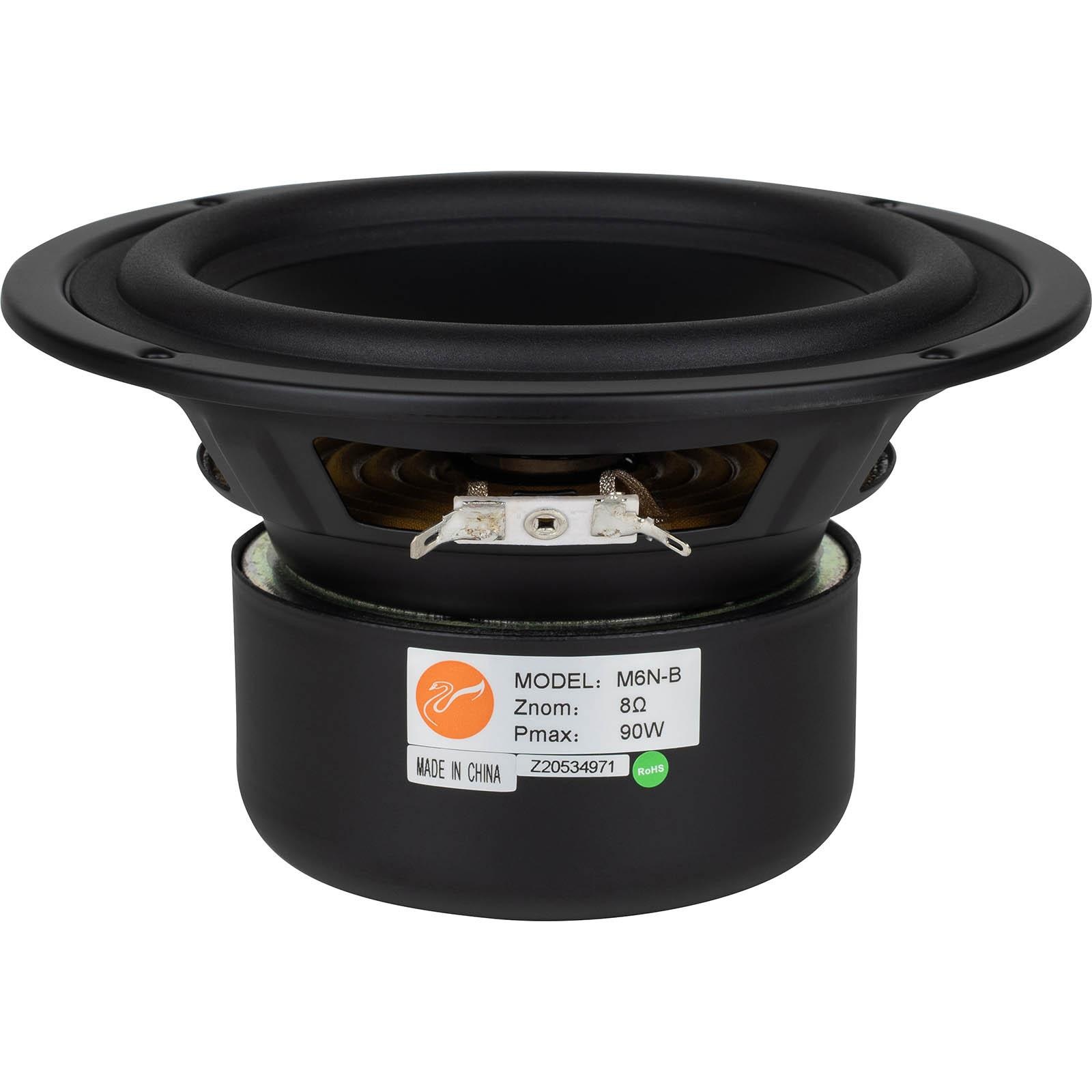 Swan M6N-B 6" Damped Aluminum/Magnesium Cone Woofer