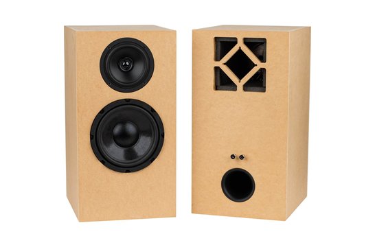 Orian 3-way High Output Bookshelf Kit Altoparlante Pair With Knock Down Enclosures