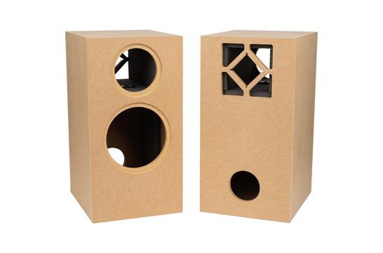 Orian 3-way High Output Bookshelf Kit Altoparlante Pair With Knock Down Enclosures