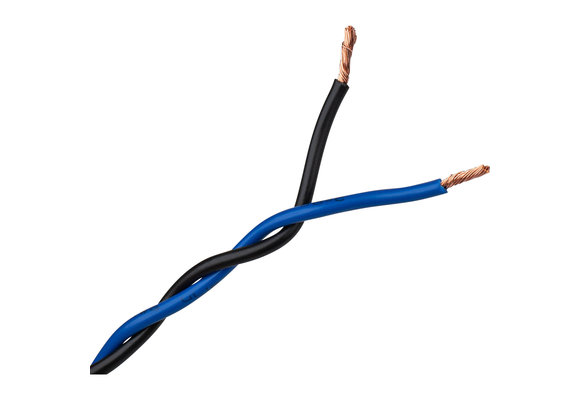 Twisted Blue/Black speaker wire