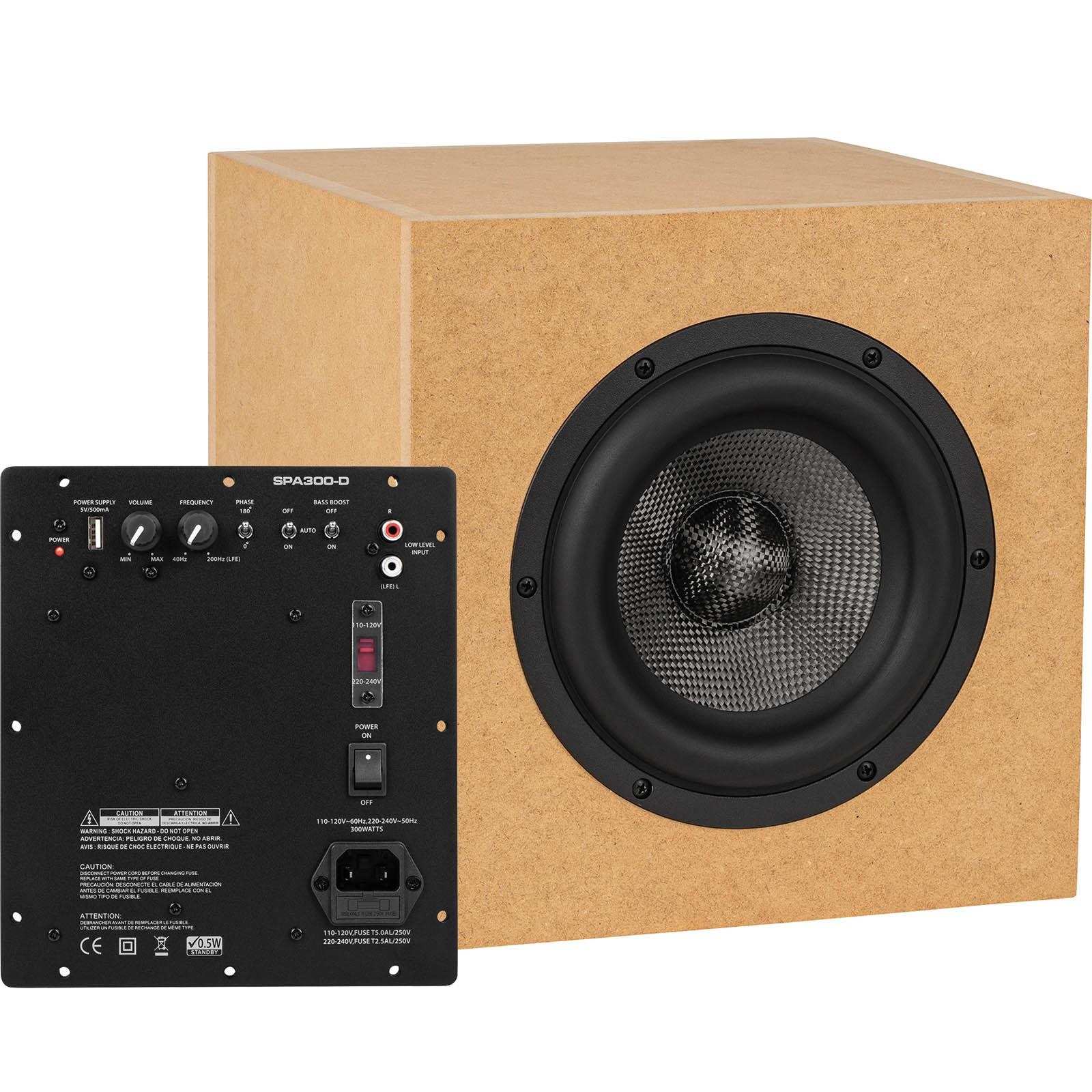 Powered Epique 7" Mini Kit Subwoofer 300 Watts