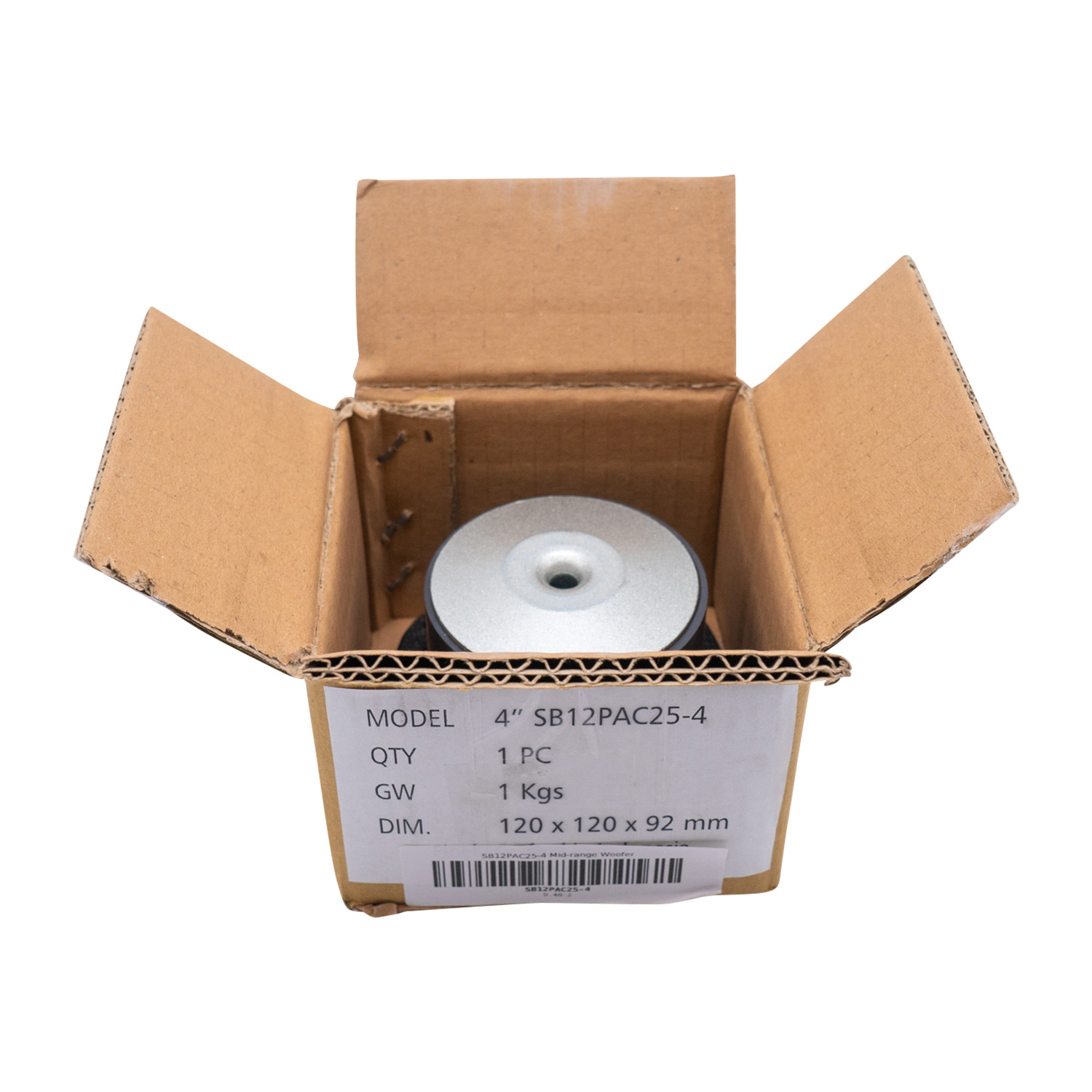 SB12PAC25-4 4” Aluminium Cone Mid-range Woofer