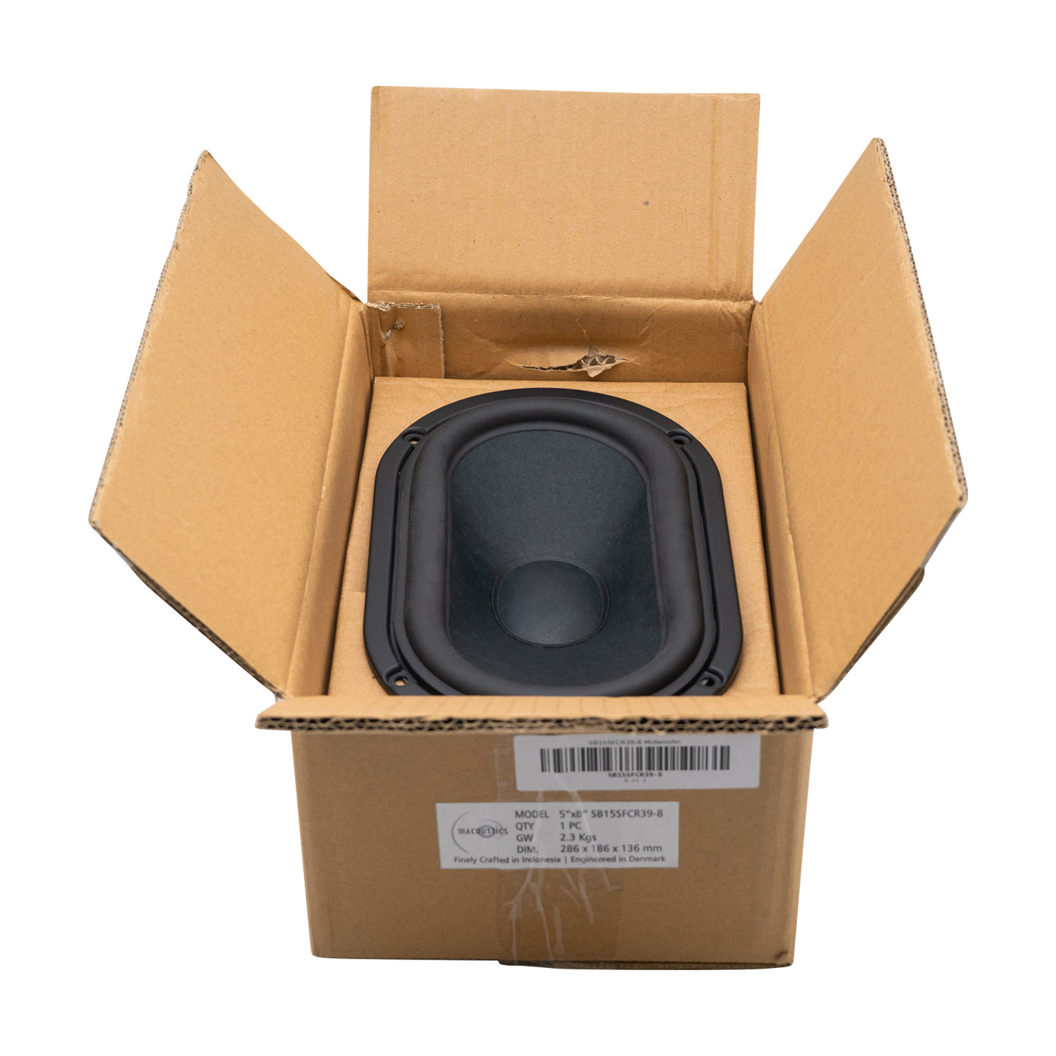 SB15SFCR39-8 5x8" Paper Cone Midwoofer