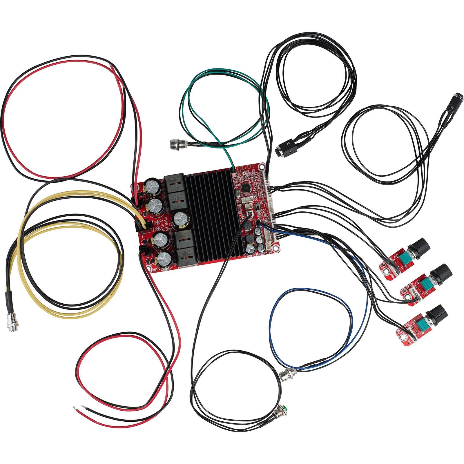 KAB-2150 2 x 150W Class D Bluetooth 5.0 Amplifier Board with Tone and Volume Controls