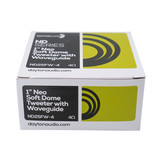 ND25FW-4 1" Soft Dome Neodymium Tweeter with Waveguide 4 Ohm