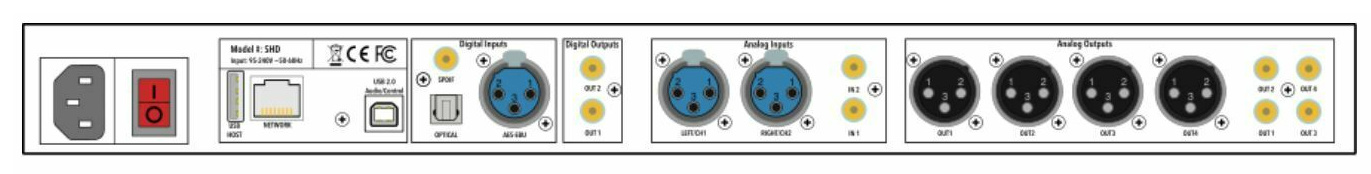 SHD Dirac live Audiophile preamplifier (Analog, Digital, Streamer)
