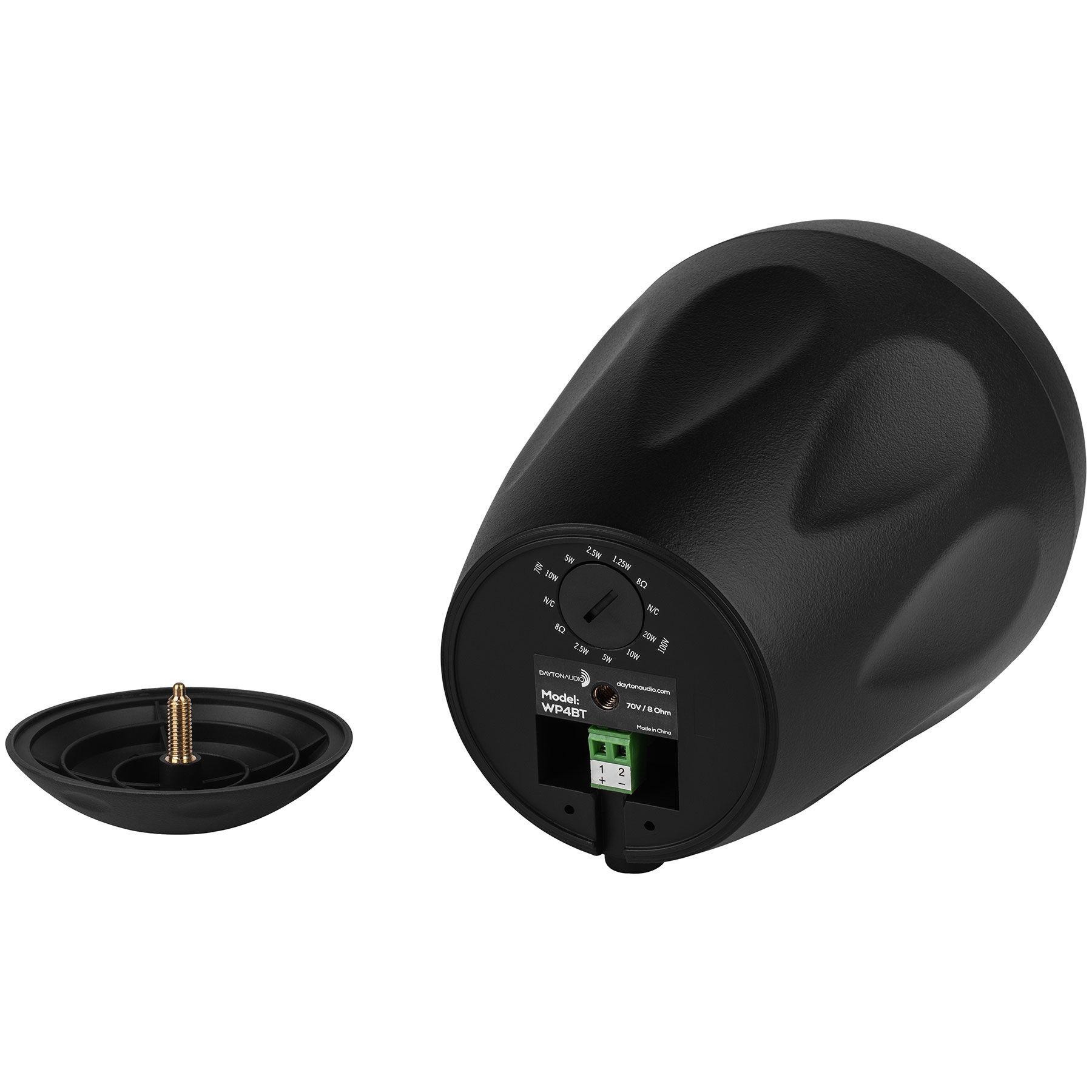 WP4BT 4" IP66 Indoor/Outdoor Landscape Speaker Pair Black