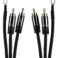 DMCG6 Premium Dual RCA Turntable Cable with External Ground Wire 180cm