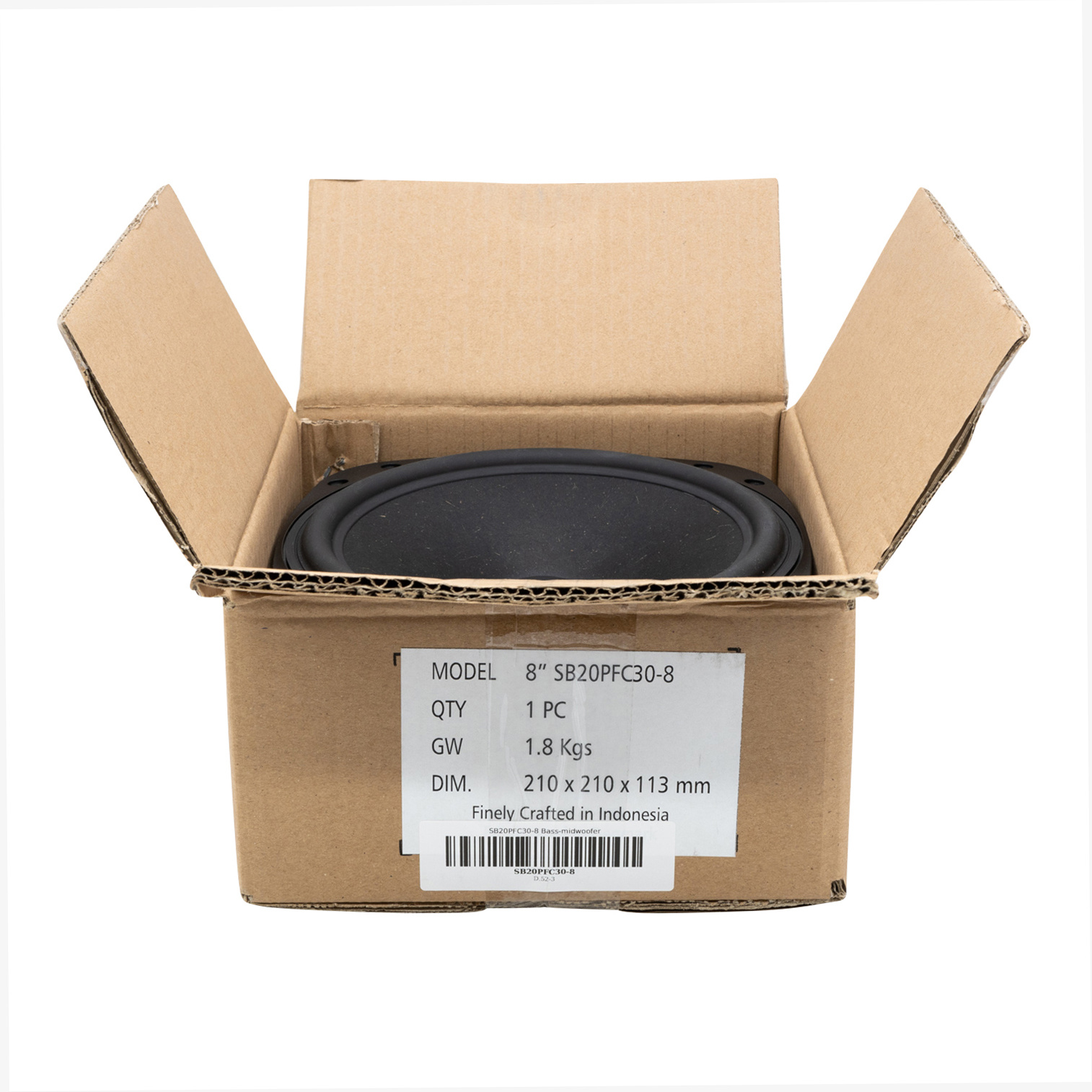 SB20PFC30-8 8" Paper Cone Woofer