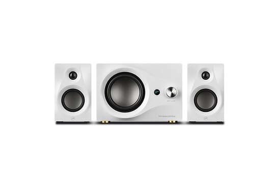 Swan M10 High-Fidelity | 2.1 Lautsprechersystem | Kompakte aktive Regallautsprecher