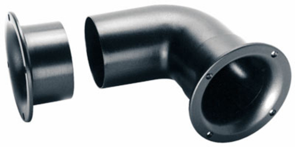 BR 25.50 Angled Speaker Cabinet Port Tube 76mm ID x 254mm L Flared