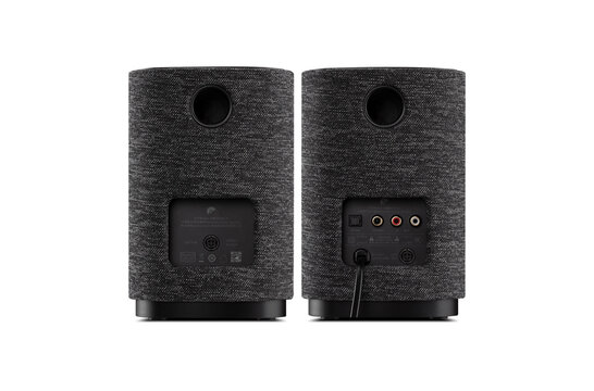 Swan OS-10 active bookshelf speakers
