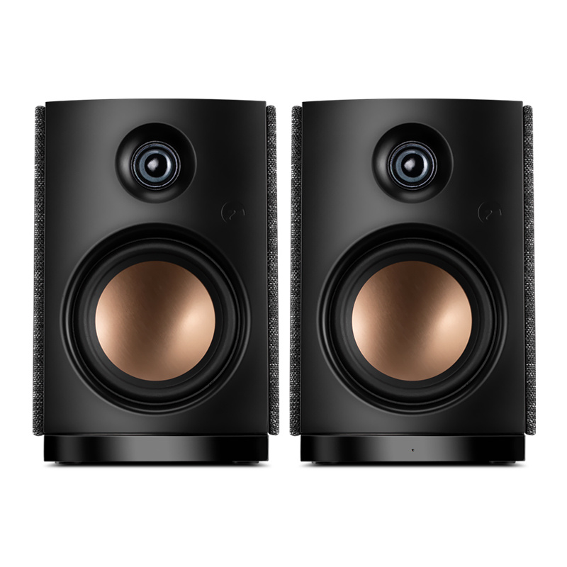Swan OS-10 active bookshelf speakers