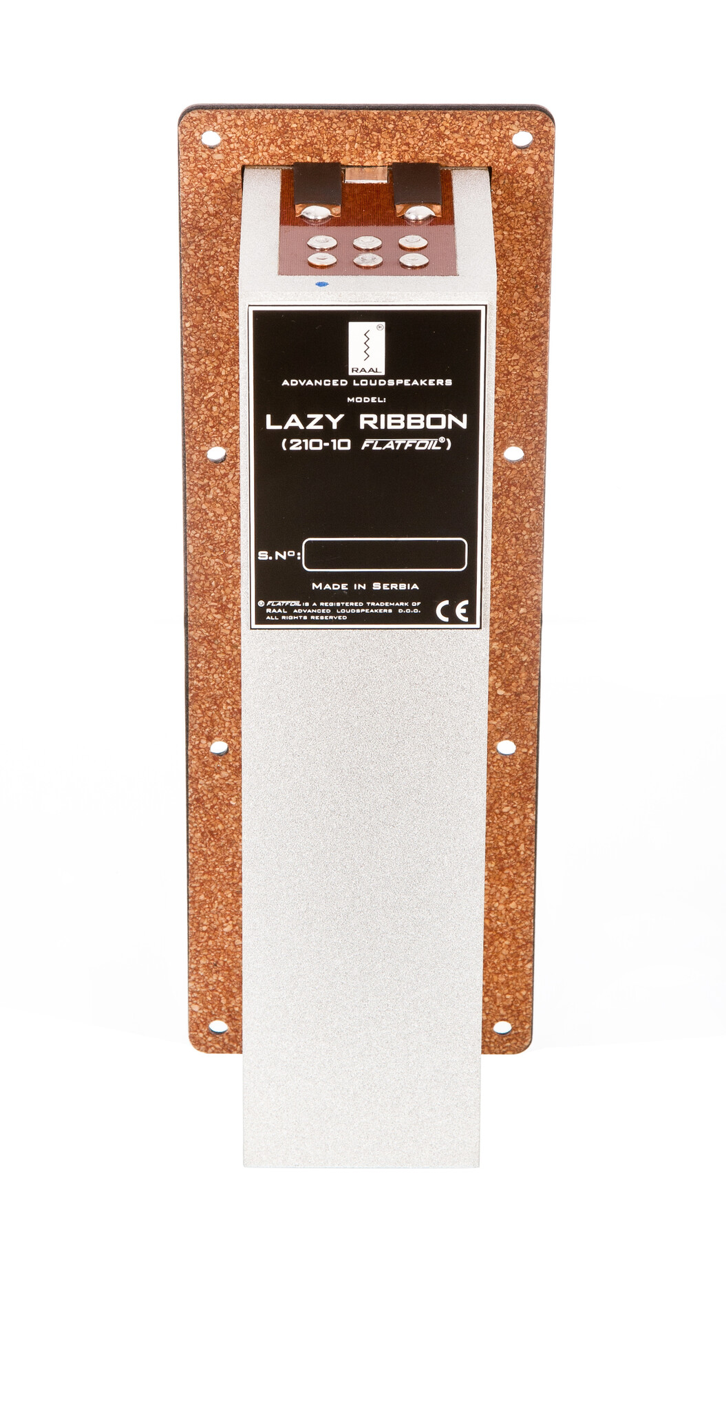 210-10 ''The Lazy Ribbon'' Flachfolie 9'' Bändchenhochtöner  mit Amorphous Core