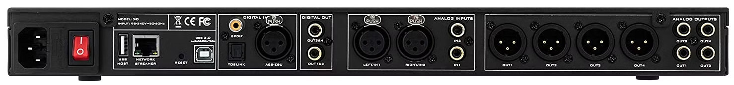 SHD Dirac live audiofiele voorversterker (analoog, digitaal, streamer)